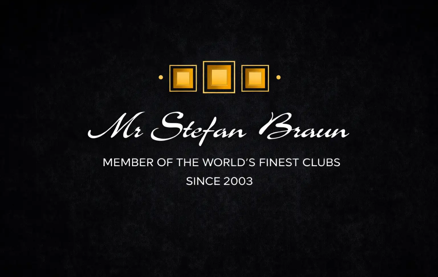 Mr Stefan Braun
